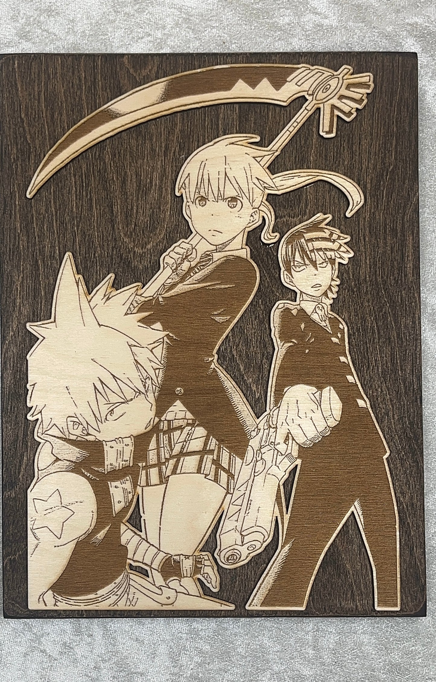 Soul Eater Wood Art