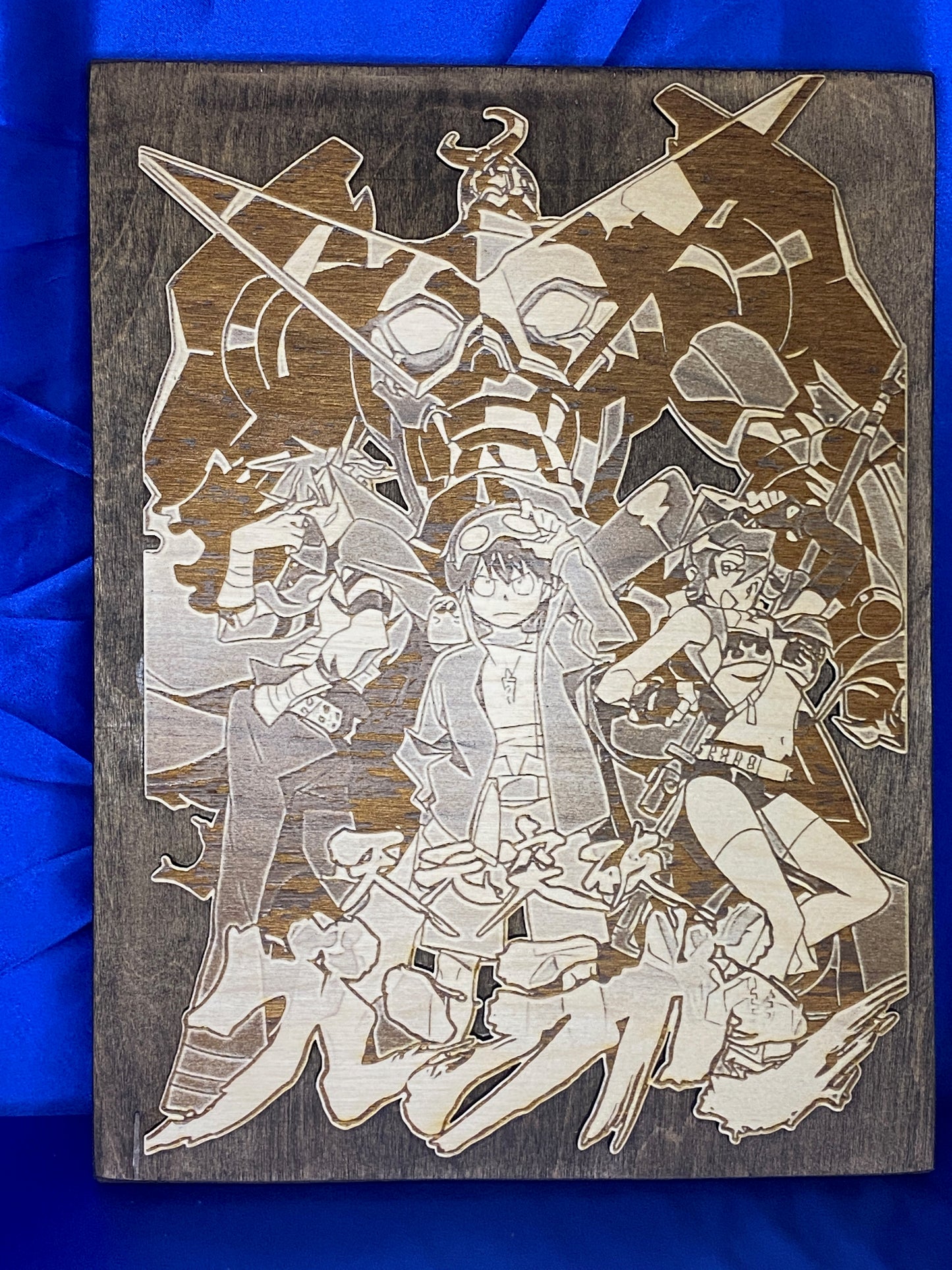 Gurren Lagann Wood Art