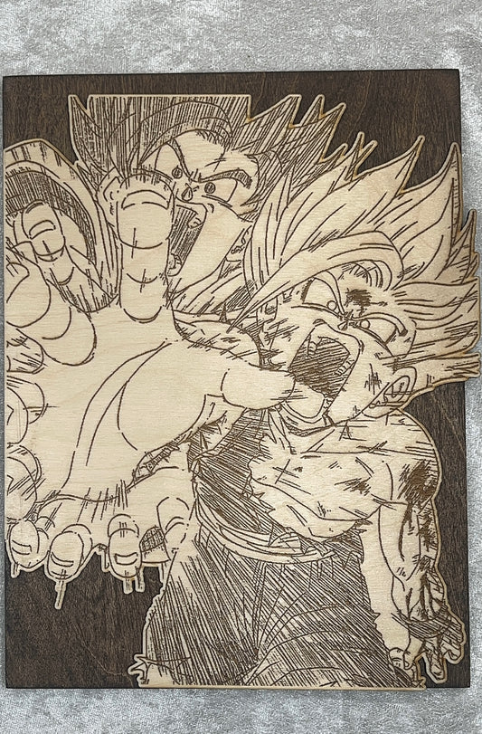 Dragon Ball Wood Art