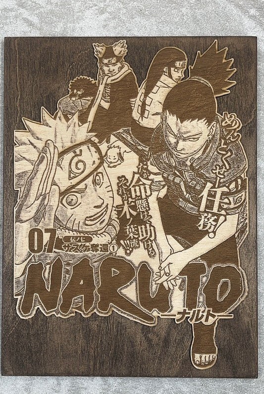Naruto Wood Art