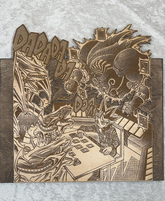 Yu-Gi-Oh Wood Art