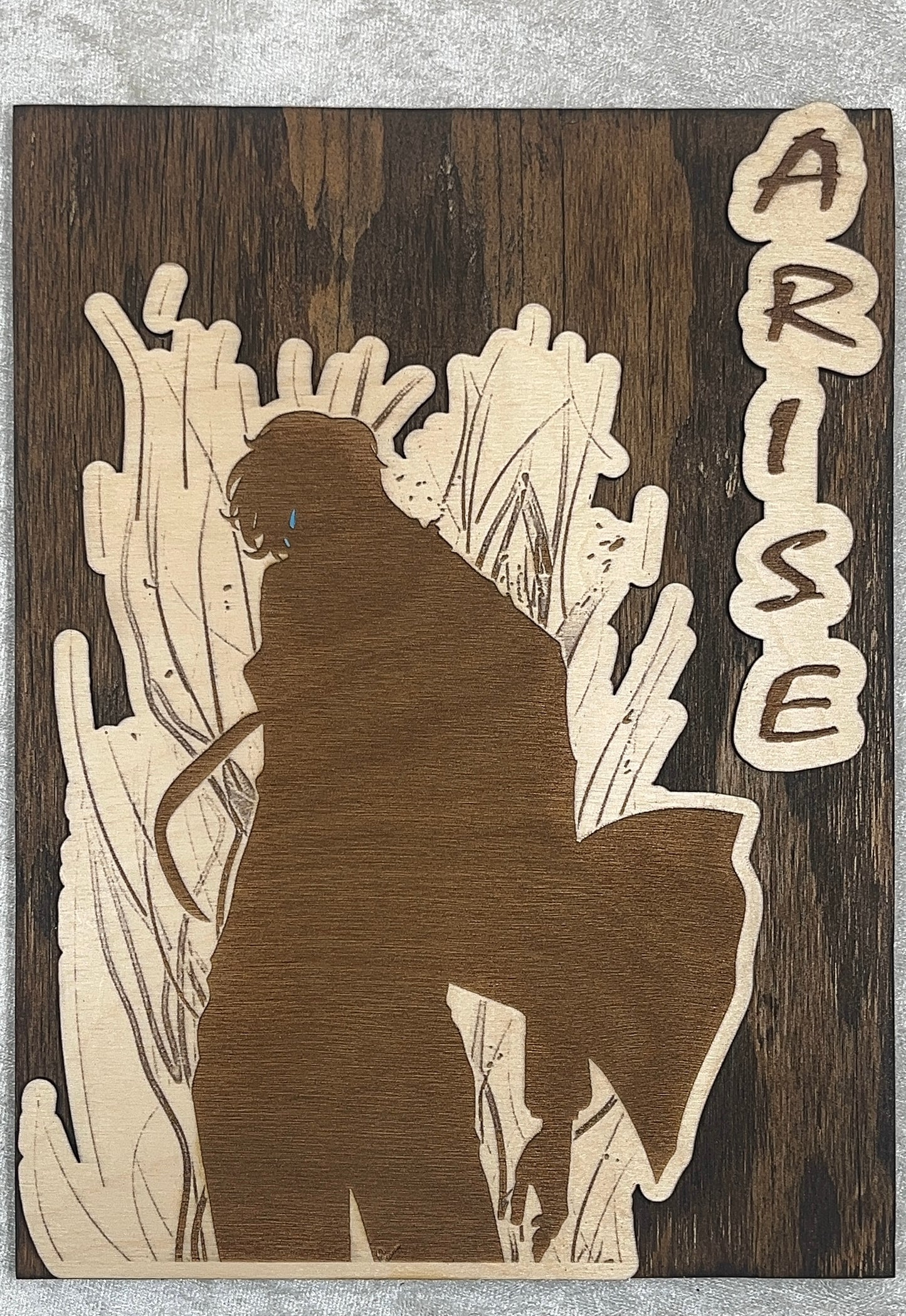 Solo Leveling Wood Art
